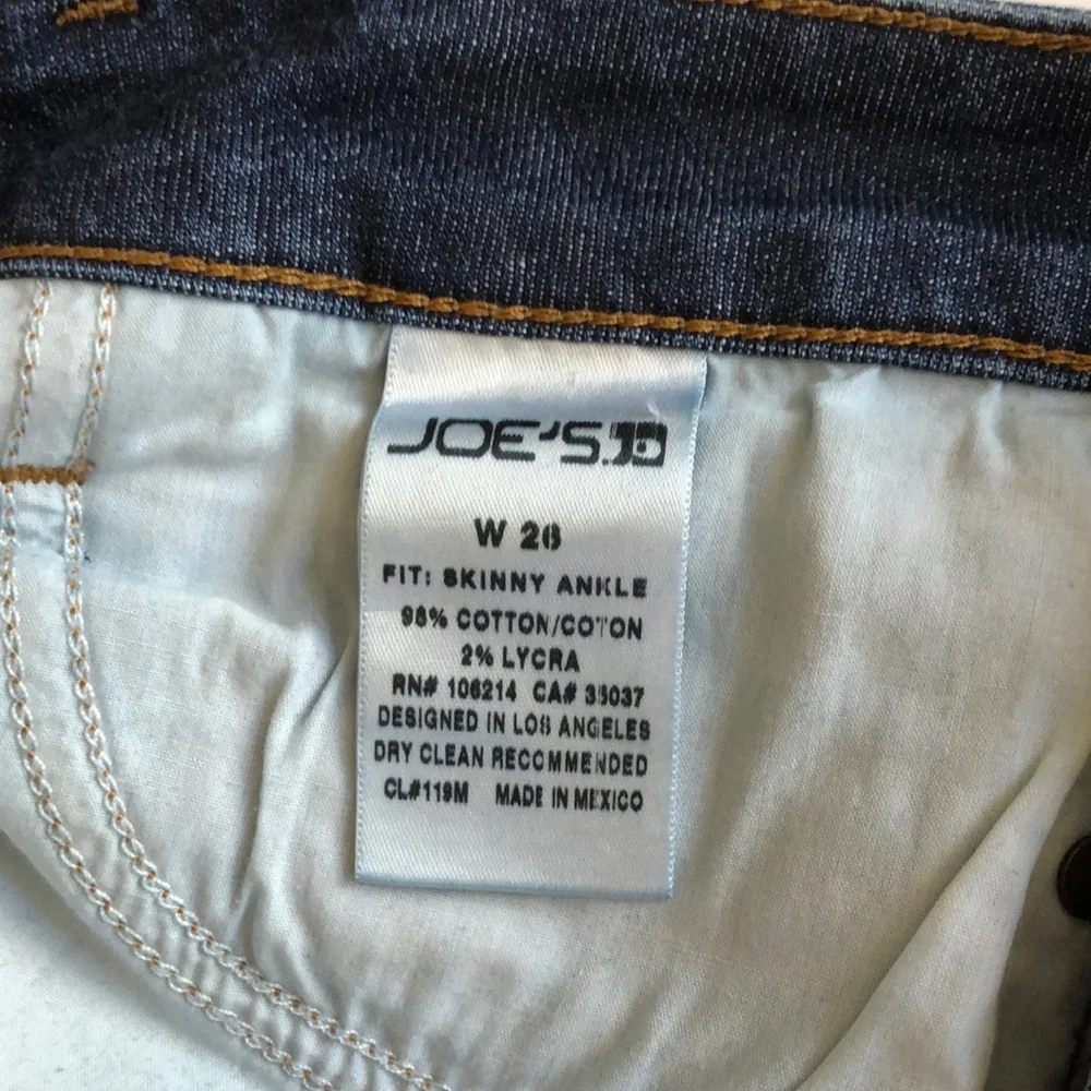 Joe's Jeans Skinny Ankle Womens Jeans Dark Wash Size 26 - Picture 4 of 8